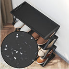 1pc Simple Shoe Rack - Easy Assembly Space-Saving Shoe Organizer with Multiple Compartments, Durable Plastic Shoe Storage for Home, Dorm, Entryway - Casual Style Shoe Cabinet