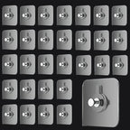Lot de 10 Crochets Muraux Auto-adhésifs Faciles à Installer - Capacité de 13.01LB, Installation Sans Perçage pour Photos, Sacs et Plus