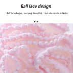 Globe de bain à bulles, fleur de bain, ultra-doux, pour femmes, grande taille, adorable, non détachable, produit de bain haut de gamme et polyvalent
