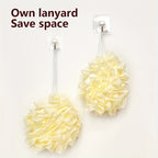 Un 2-en-1 super doux bain fleur bain ball peut être utilisé avec du savon pour une pièce.