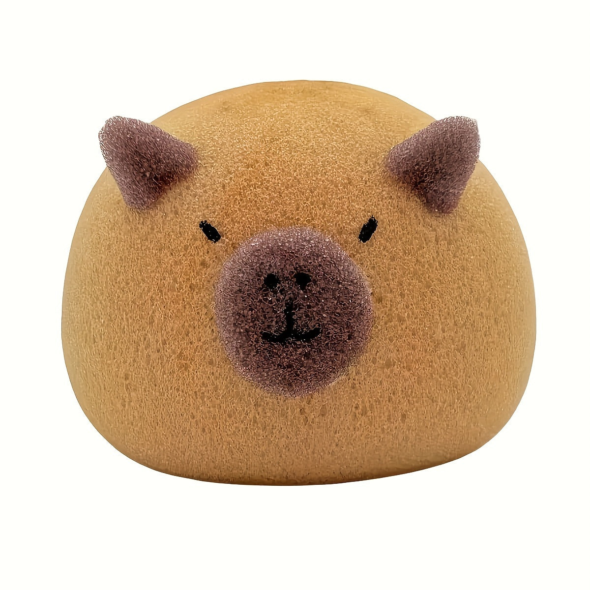 Boules de bain Kapibala 1\u002F2, éponges de douche douces et mignonnes, accessoires de bain pour le visage et le corps, cadeaux adorables en forme d'animaux