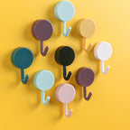 10 crochets adhésifs muraux, porte-clés, patères pour vêtements, crochets à serviettes auto-adhésifs, adaptés aux portes de salle de bain et chambre, décoration maison, crochets pratiques, Crochets utilitaires
