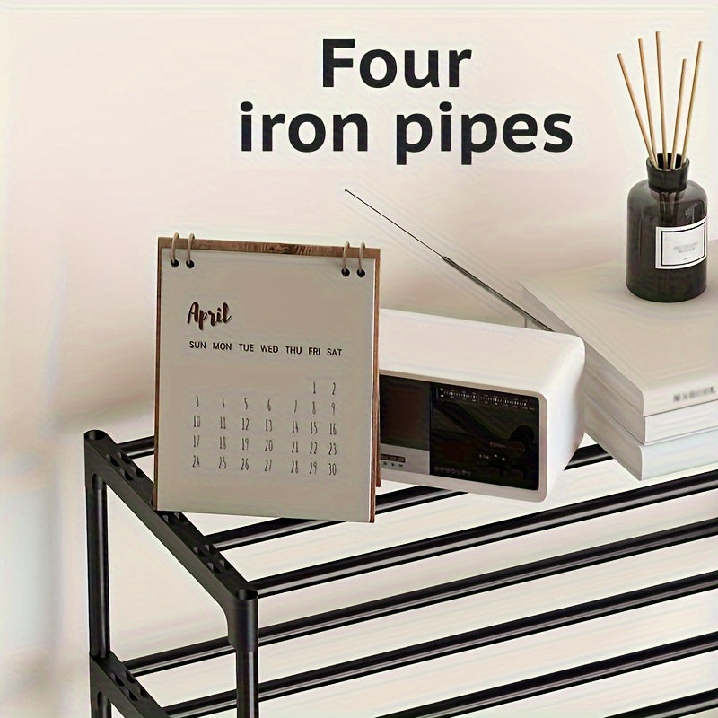 1 Stackable Shoe Rack, Multi-Layer Home Easy Entryway Shoe Holder, Suitable for Hallways, Entrances, and Balconies