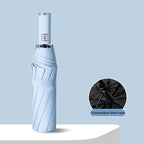 1pc Parapluie Pliant Automatique Xiaomi, Cadre en Fer à 10 Brides, Auvent en Tissu 190T, Coupe-Vent, Protection UV, Ouverture\u002FFermeture en Un Clic, Parapluie de Voyage Portable avec Poignée en Plastique