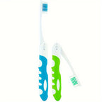 4 brosses à dents pliantes portables, couleurs aléatoires, poils souples, idéales pour camping, randonnée et voyage en sac à dos, essentiels de voyage