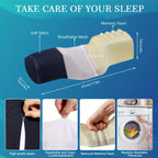 1pc Coussin de Soutien Cervical - Soins Ergonomiques du Cou pour Confort Nomade & Relaxation Instantanée, Coussinet pour Jambes