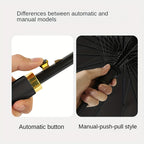 Un parapluie résistant au vent à 24 baleines, doté d'une poignée longue - Il est imperméable, portable et s'ouvre avec un seul clic, conçu pour les hommes et les femmes avec un mât droit.