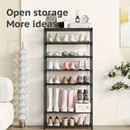 1 Stackable Shoe Rack, Multi-Layer Home Easy Entryway Shoe Holder, Suitable for Hallways, Entrances, and Balconies