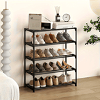 1 Stackable Shoe Rack, Multi-Layer Home Easy Entryway Shoe Holder, Suitable for Hallways, Entrances, and Balconies