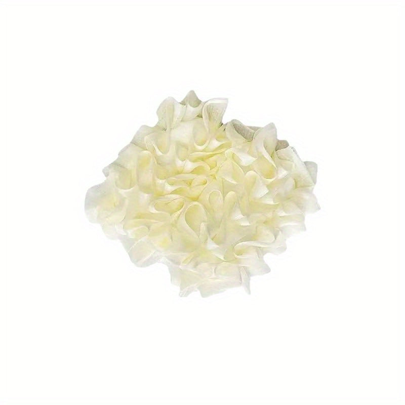 Ballon de Bain Fleur Nouveau Deux-en-Un Anti-Diffusion, Doux et Souple, Emballage de Savon pour le Bain